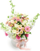 Peachy Box - Boeket van verse bloemen - Chrysant