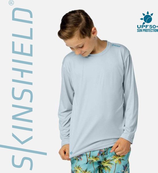 Skinshield - UPF 50+ UV-zonbeschermend kinderen - unisex - performance T- shirt - lange... | bol.com