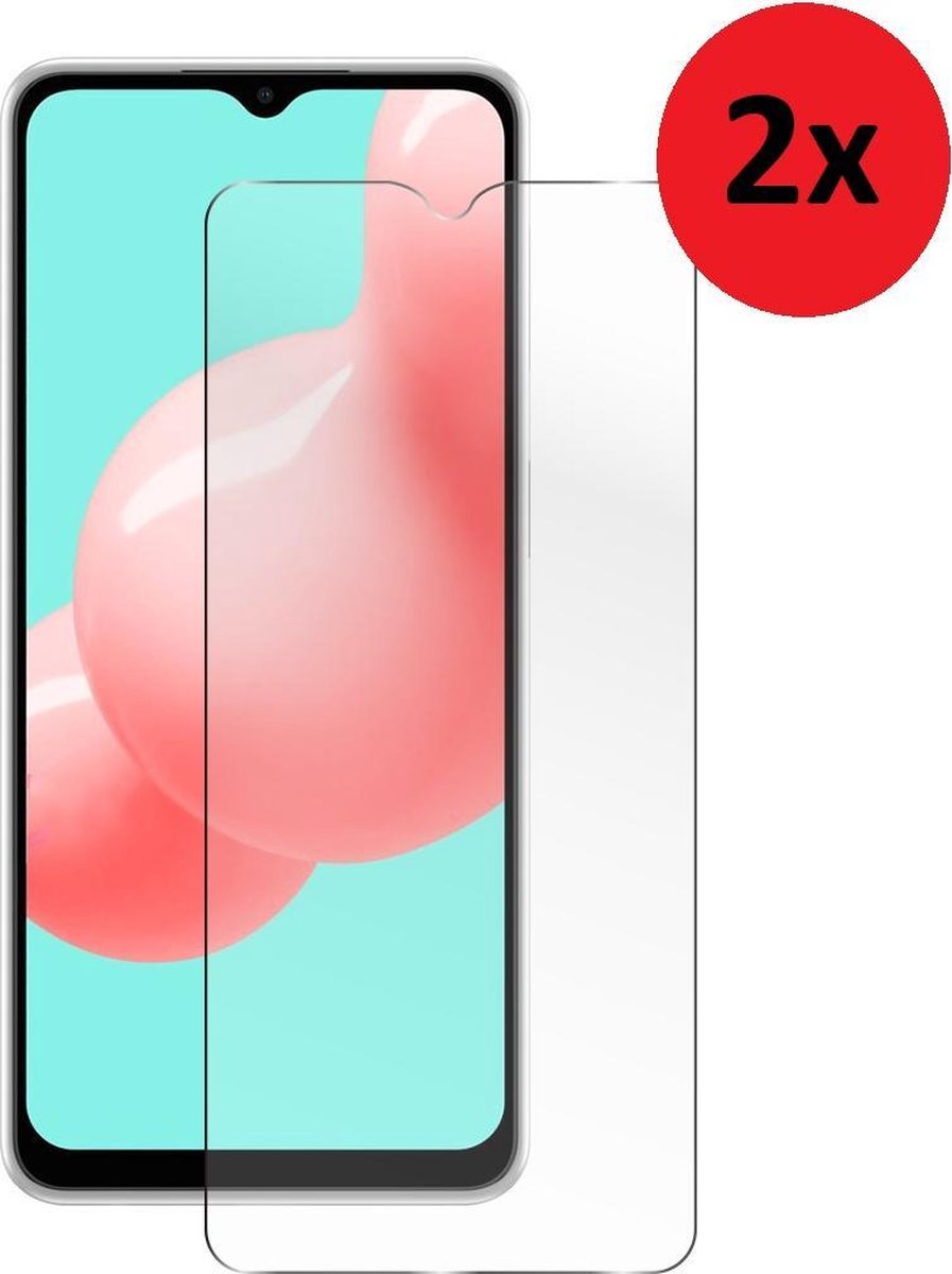 Screenprotector Geschikt voor Samsung Galaxy A32 - 4G - A32 Tempered Glass 2x