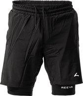 Reeva Compressie Sportbroek - Maat XL - Korte Sportbroek met ingebouwde compressiebroek - Perfect voor Fitness en Crossfit