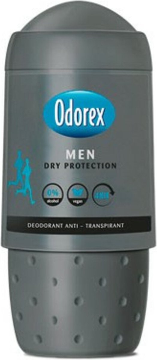 Goedkoopste Odorex For Men Dry Protection Anti-Transpirant Deodorant Roller - 6x 50ml - Voordeelverpakking