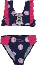 Minnie Mouse bikini - blauw - maat 98