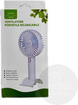 Euroblu *** - Elektrisch Draagbare Ventilator - Hand Ventilator - USB Portable Mini ventilator - incl. USB kabel en voetstuk