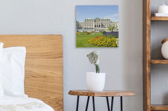 Toiles Peintures - Belvédère Vienne - 20x20 cm - Décoration murale