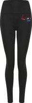 FitProWear Taurito Sportlegging - Zwart - Maat M - Sportlegging Dames - Legging Dames - Sportbroek - Slim-Fit Legging - Legging Polyester - Legging Telefoonvak - Fitness Legging -