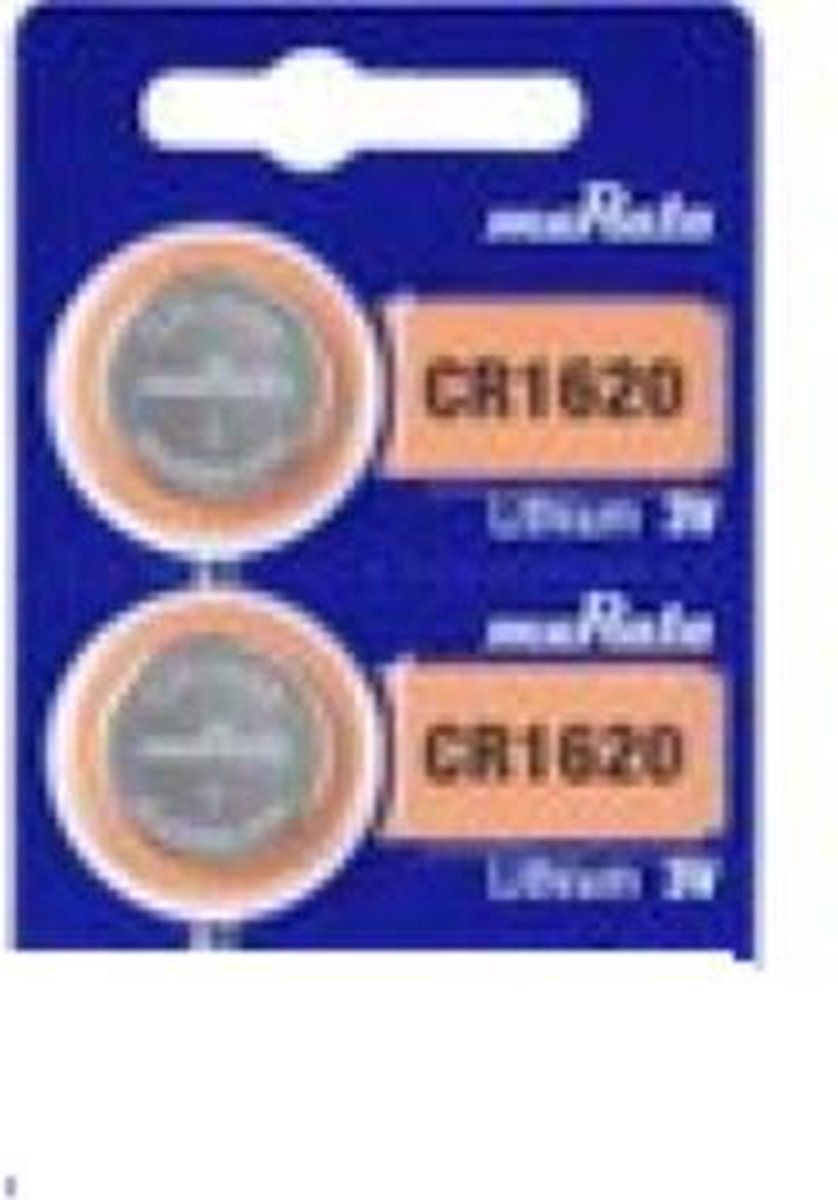 SONY MURATA CR1620 lithium knoopcel batterij 2(twee) stuks