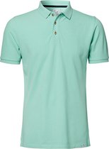 SKOT Polo Heren Duurzaam Green Sapphire - Groen - Slim Fit - Maat XXL