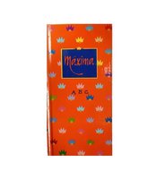 Lannoo Graphics® Oranje Adresboek Maxima A B C  - Notitieboekje