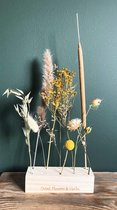 Houder met droogbloemen M