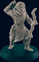 3D Printed Miniature - Half-Elf Bandit - Dungeons & Dragons - Beasts and Baddies KS