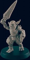 3D Printed Miniature - Goblin Warrior 2 - Dungeons & Dragons - Beasts and Baddies KS