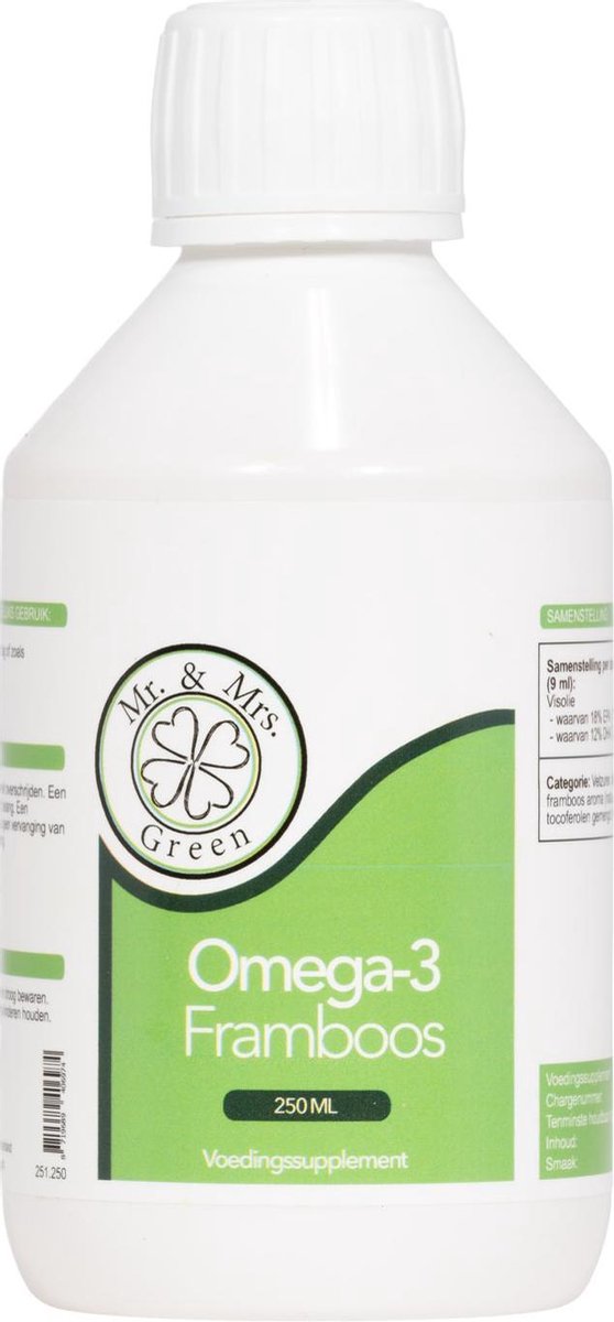 Goedkoopste Omega 3 Visolie Vloeibaar, Framboos