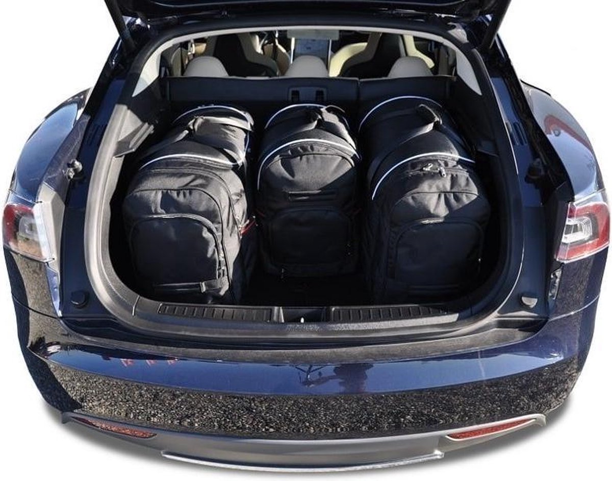 Tesla Model S 2012-2016 Trunk Reistassen 4-delig Organizer Weekendtassen Auto Interieur Accessoires