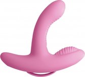 Threesome Rock N' Grind - Pink - G-Spot Vibrators - Luxury Vibrators