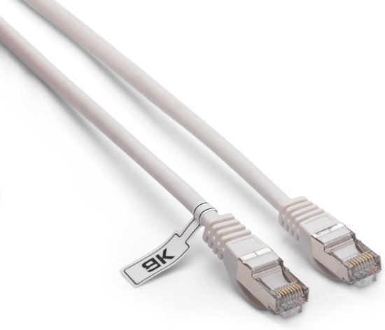 Bestekabels.nl Ethernet Kabel CAT6 – WIT – UTP – 1000 Mbit/s en 550mhz – 3 meter – Lengte van 0.5 tot 7.5 Meter