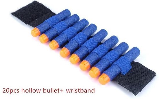 Pijltjes houder arm + 20 stuks pijltjes geschikt voor Nerf guns blasters | bol.com