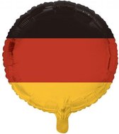 Helium ballon Duitse vlag 45cm | per stuk