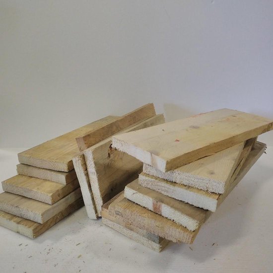 Niet verwacht Zijdelings Rijke man 15 stuks sloophout pallet planken - ca 350x140x20 mm - timmerhout - Klussen  | bol.com