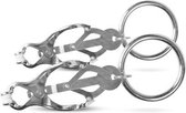 Vlinder Tepelklemmen Met Ring - BDSM - SM toys