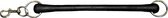 Excellent Halstertouw - trainingsrubber - Uittrekbaar tot 1.5 meter - Inclusief musketon haak - Zwart - 60 cm