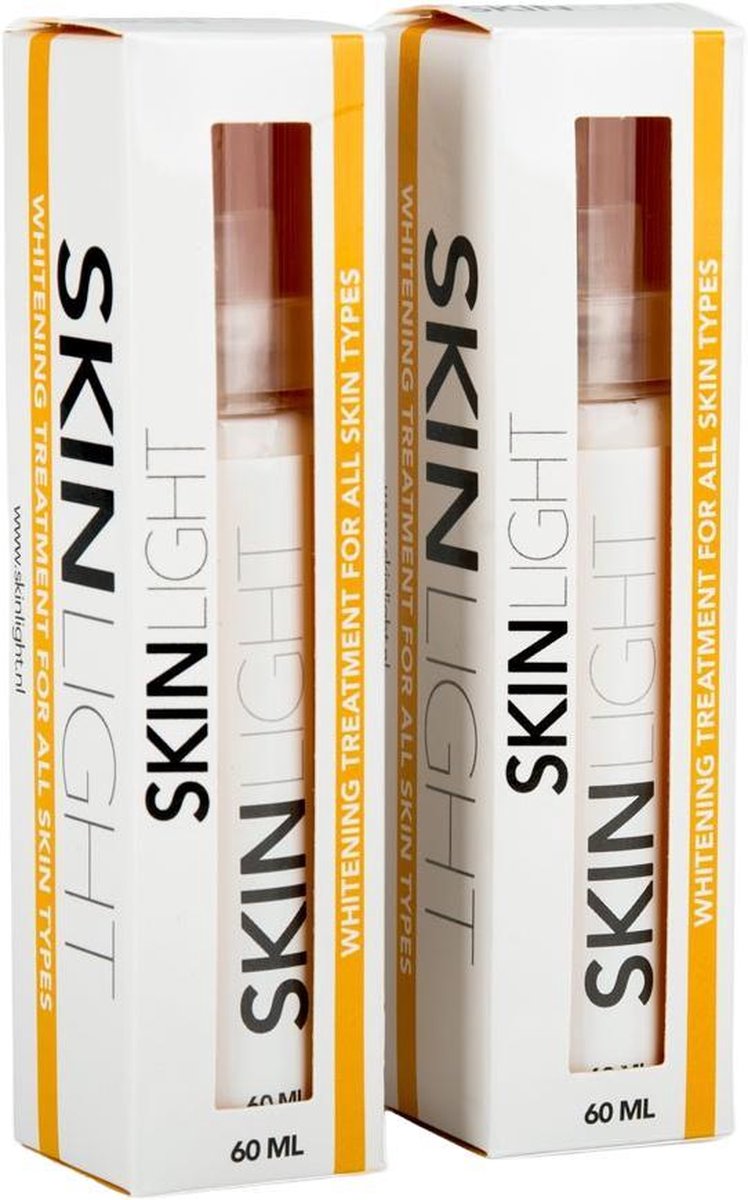 Goedkoopste Skinlight Whitening - 2x 60 ml - Huidverlichtende Crème - Huidbleekcrème - Pigmentvlekken Creme