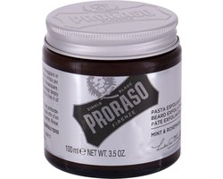 Proraso Scrub Mint & Rosemary 100 ml - scrub - peeling - verwijderd dode huidcellen - voorkomt…