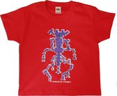 Anha'Lore Designs - Alien - Kinder t-shirt - Rood - 3/4j (104)
