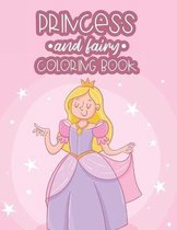 Princess And Fairy Coloring Book