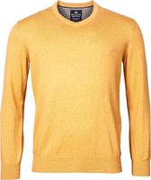 R.B. Boston - V-hals Pullover - 100% katoen - kleur: LichtGeel - Maat: 3XL