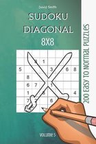 Sudoku 8x8 Diagonal - 200 Easy to Normal Puzzles vol.5