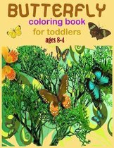 butterfly coloring book for toddlers ages 4-8