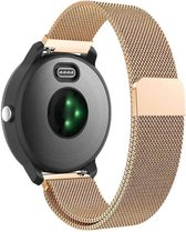 Milanees Smartwatch bandje - Geschikt voor  Garmin Venu 2 Milanese band - 45mm - rosé goud - Strap-it Horlogeband / Polsband / Armband