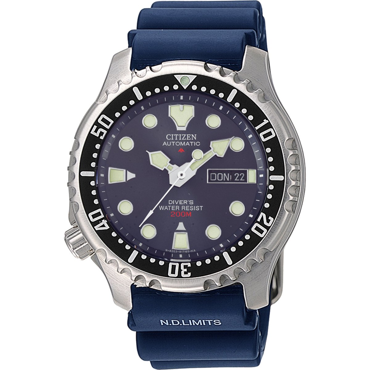 Citizen Promaster Marine NY0040-17LEM Horloge - Rubber - Blauw - Ø 41 mm