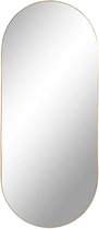 Artichok Defne wandspiegel ovaal goud - 80 x 35 cm