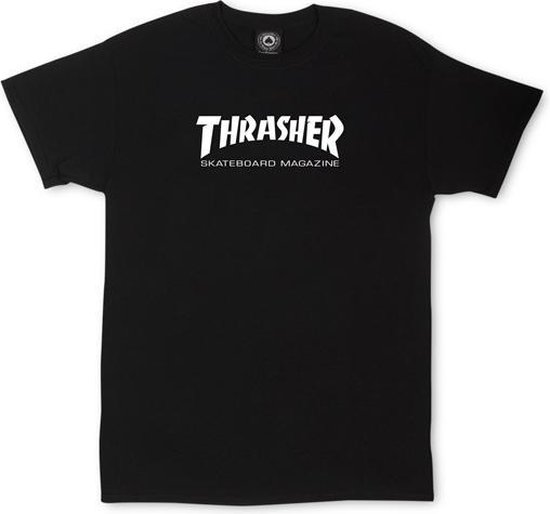 Thrasher Trhasher Skate Mag skate tshirt jongens zwart bol