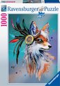 foto van Ravensburger puzzel Boho Vos - Legpuzzel - 1000 stukjes