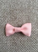 Baby Haarspeldjes met Strik - 2 Haarspeldjes - Meisjes Haaraccessoires - Setje Haarclips Meisje - Roze