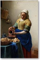 Het melkmeisje, Johannes Vermeer, ca. 1660 - 1000 Stukjes puzzel voor volwassenen - Johannes Vermeer - Meesterwerken