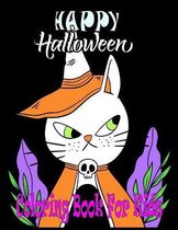 Happy Halloween coloring Book For Kids