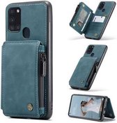 Caseme - Samsung Galaxy A21s - Back Cover Wallet hoesje - Blauw