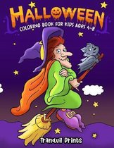 Halloween Coloring Book for Kids Ages 4 - 8