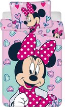 Disney Minnie Mouse BABY Dekbedovertrek Sweet - 100 x 135 cm - Katoen