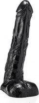XXLTOYS - Jeroen - XXL Dildo - Inbrenglengte 35 X 8.5 cm - Black - Uniek Design Realistische Dildo – Stevige Dildo – voor Diehards only - Made in Europe