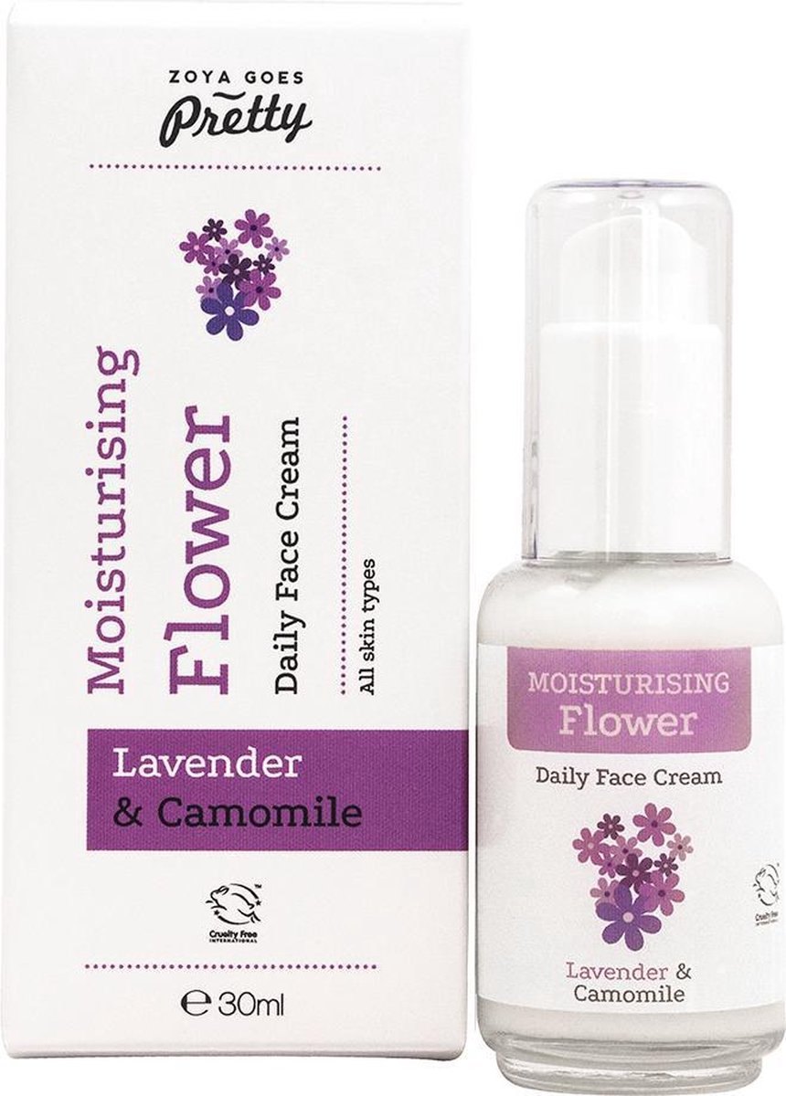 Zoya Goes Pretty - Facial Care Daily Face Cream Creme Lavender & Camomile - 30ml
