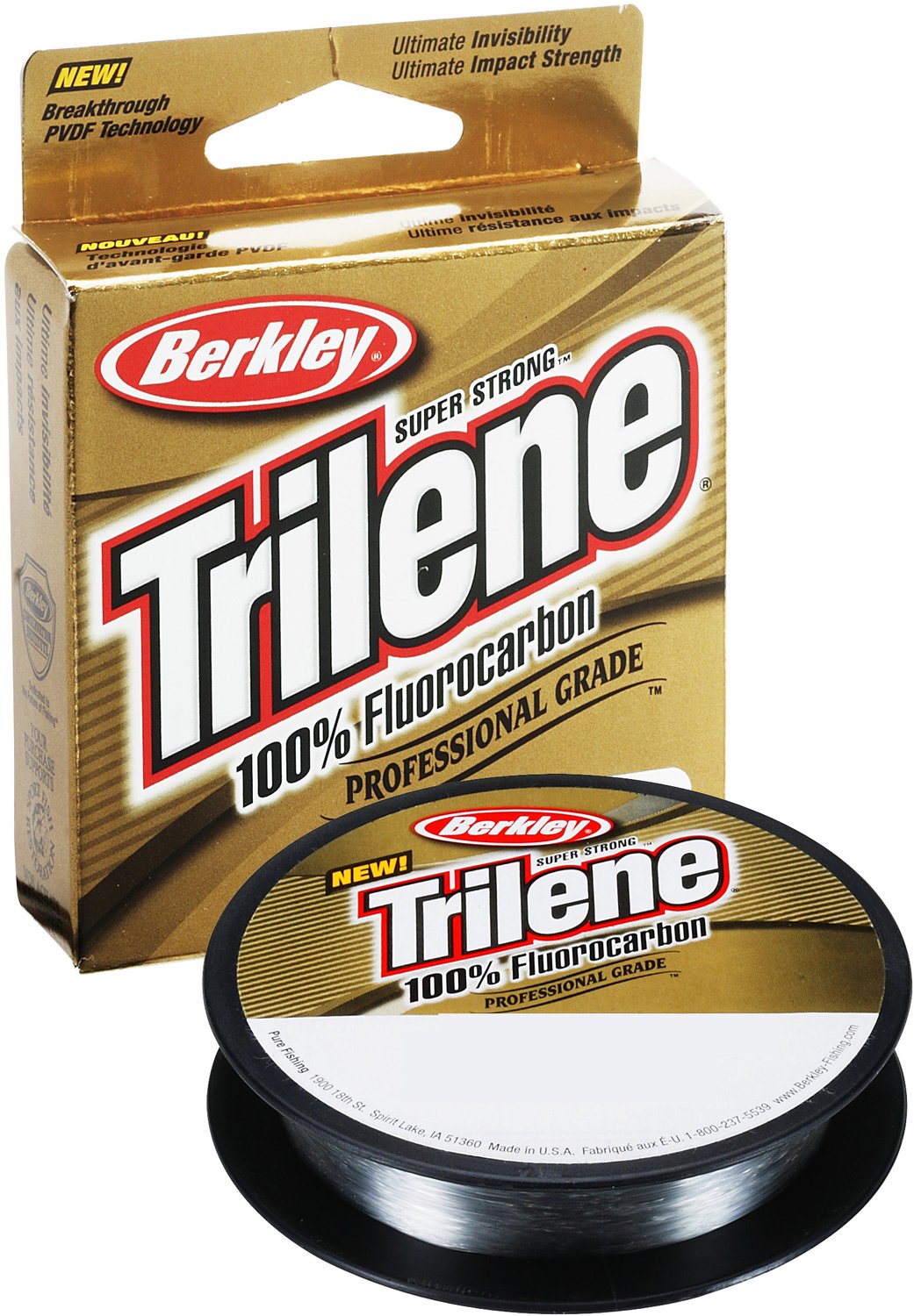 Berkley Trilene Fluorocarbon - 0.20mm - 50m - Clear - Transparant