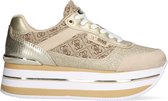 GUESS Hansin Active Lady Dames Sneakers - Beige/Bruin - Maat 36