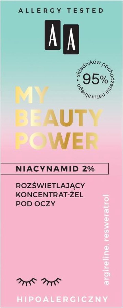 My Beauty Power Niacinamide 2% Verhelderend Oog-Concentraat-Gel 15ml