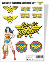 DC Comics Wonder Woman Sticker Set Wonder Woman Multicolours