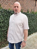 GCM Henderson Overhemd Wit Korte mouw Maat 4XL BIG MEN SIZE