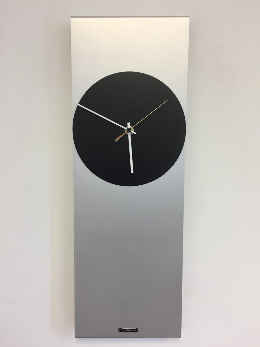 WANDKLOK REBECCA BLACK & GOLDEN POINTER MODERN DESIGN